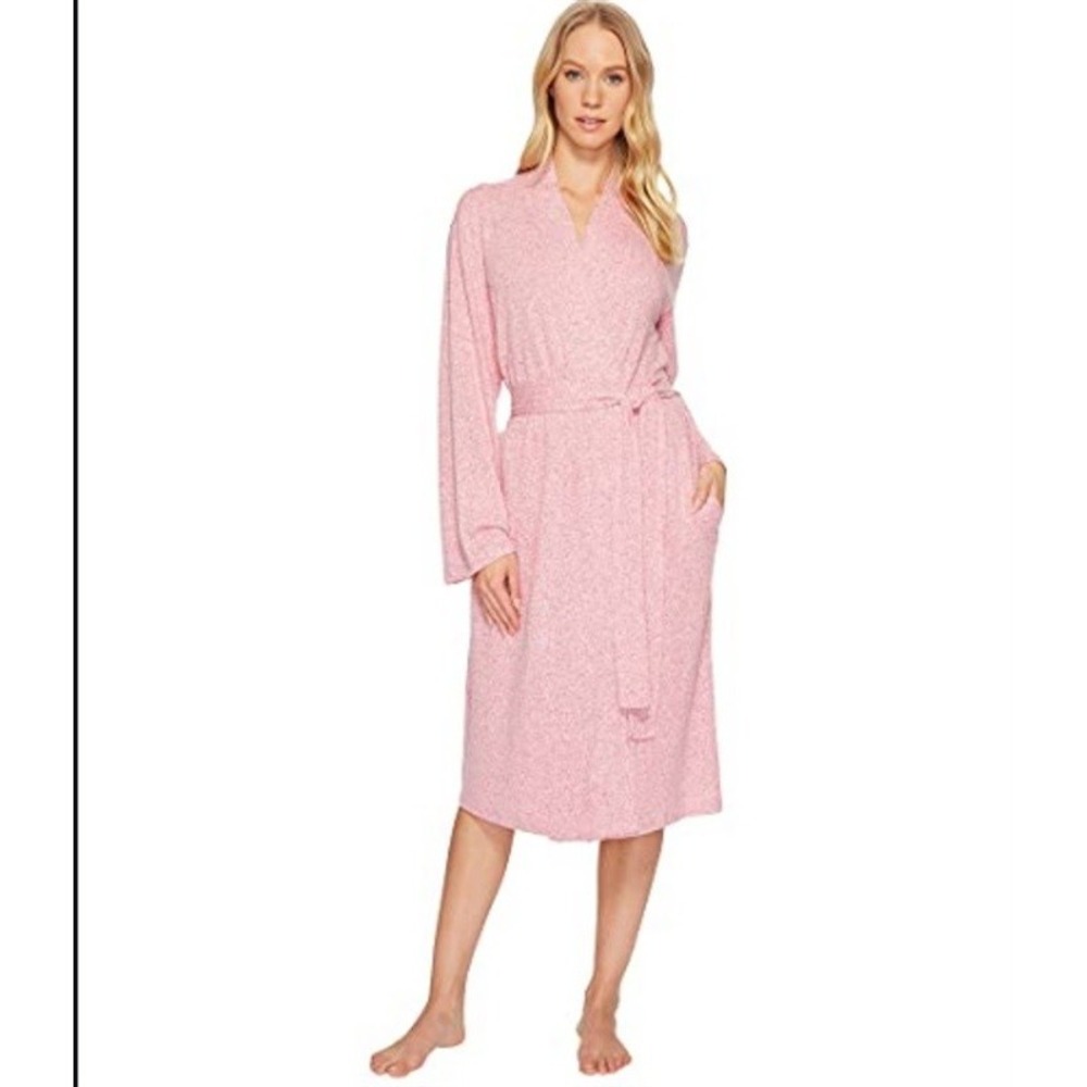 NEW Natori S Soho Brush ROBE Long Heather Pink #75653 - Picture 1 of 1